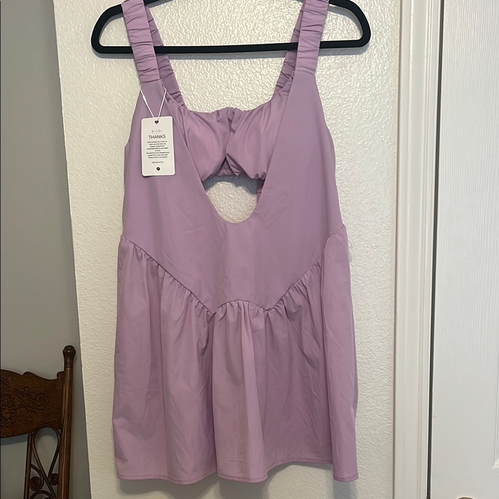 Purple athletic dress